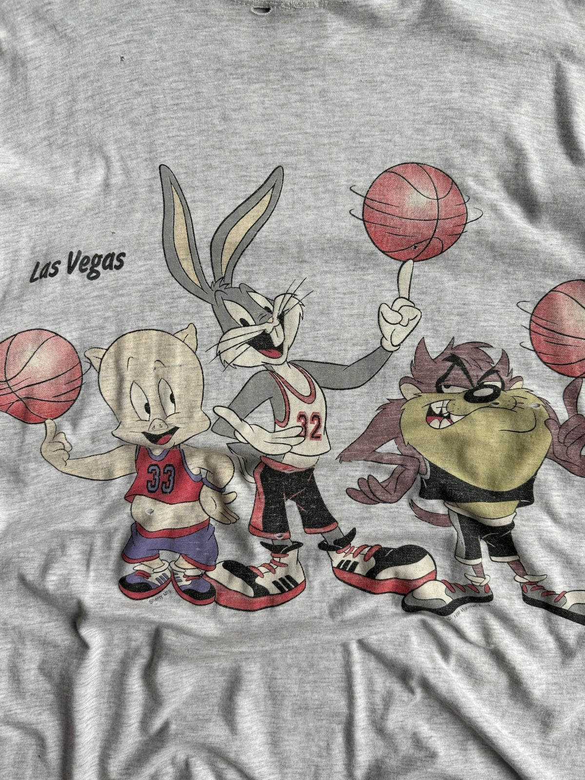 Vintage Faded Las Vegas Aces Looney Tee