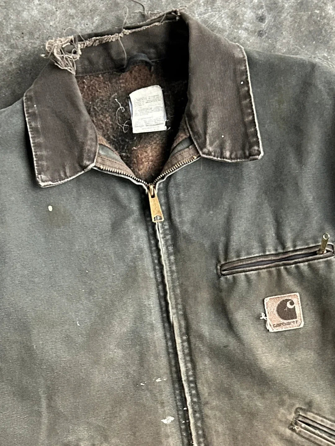 Vintage Green Carhartt Detroit Jacket™