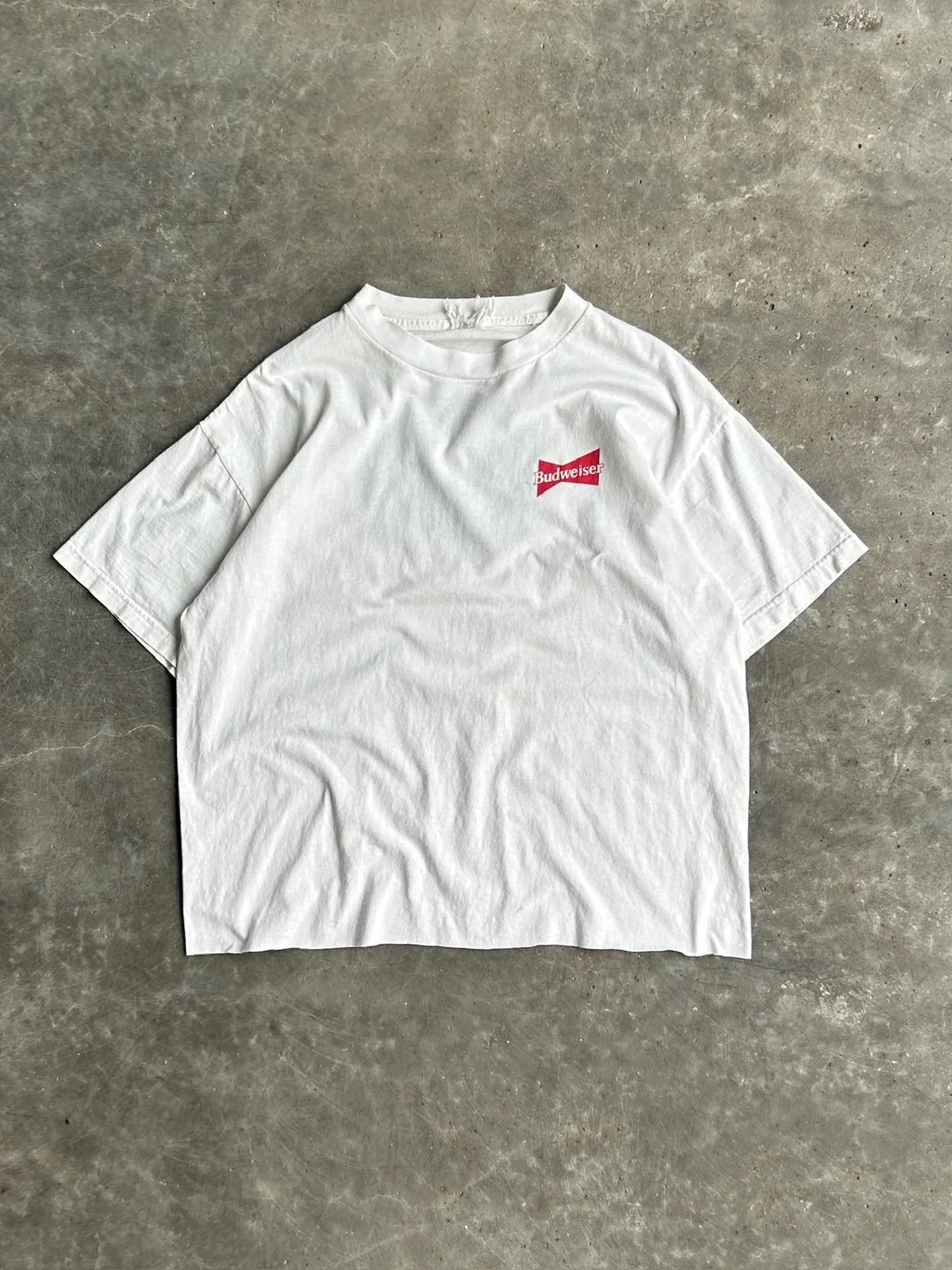 Vintage Cropped Budweiser Graphic Tee