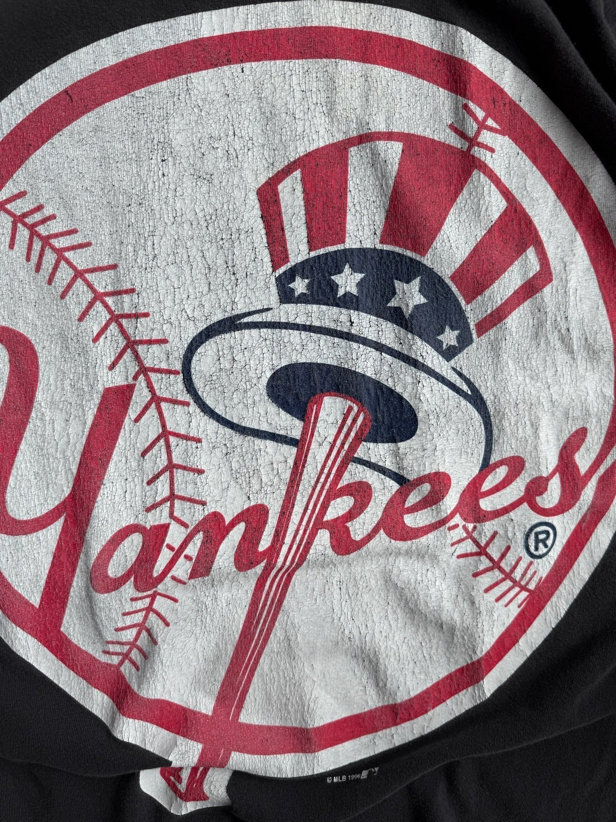 Vintage Faded Yankees Looney Distressed Tee