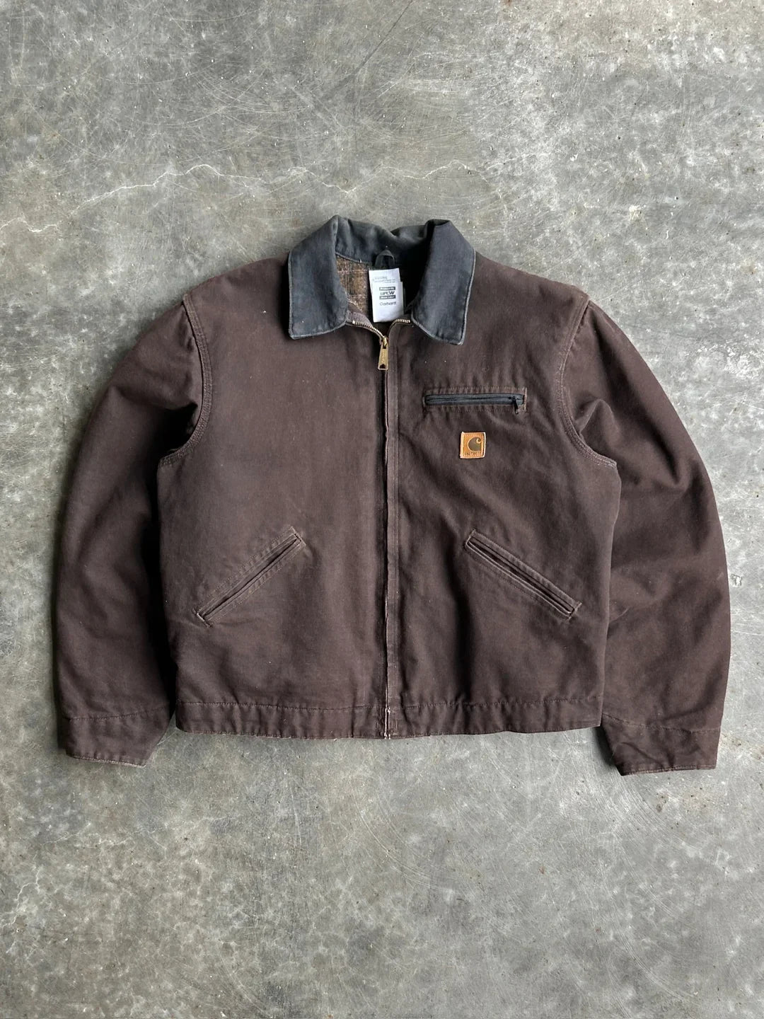 Vintage Brown Detroit Flannel Lined Carhartt Jacket™