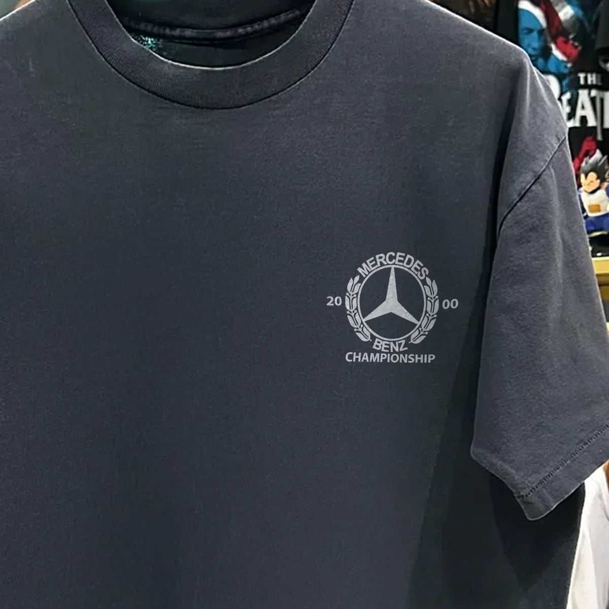 2000 MERCEDEZ BENZ CHAMPIONSHIP Y2K RARE WASHED BLACK T-SHIRT