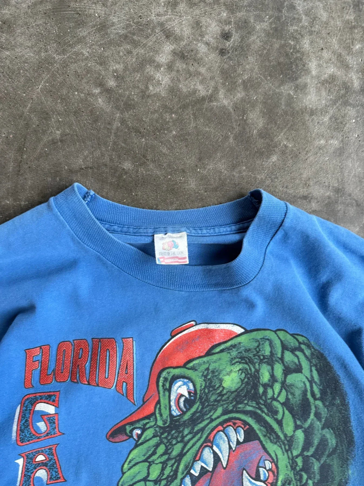 Vintage Single Stitch Faded Florida Gators Graphic Tee