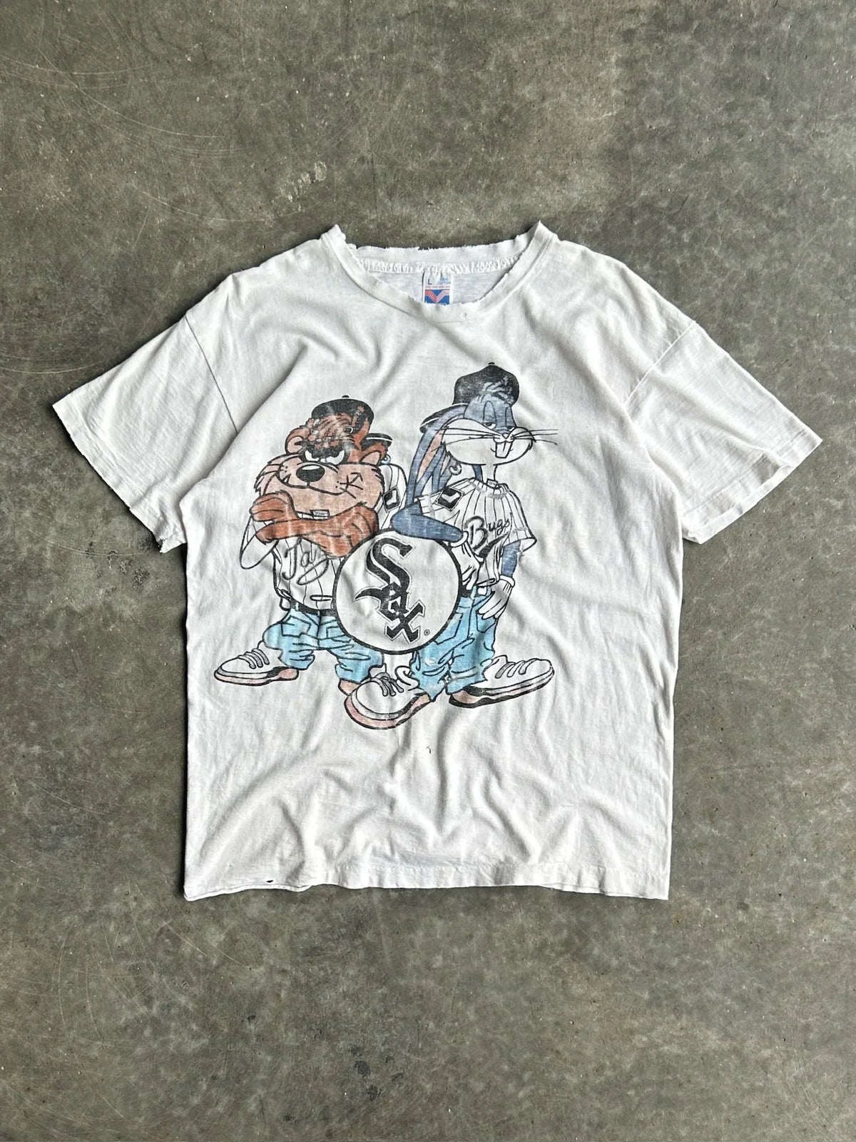 Vintage Bugs Bunny White Sox Shirt