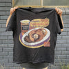 '98 THANKSGIVING BREAKFAST VINTAGE WASHED BLACK T-SHIRT